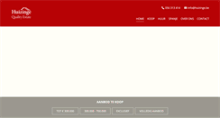 Desktop Screenshot of huizinge.be